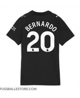 Günstige Manchester City Bernardo Silva #20 Auswärtstrikot Damen 2025-26 Kurzarm